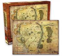 The Hobbit Middle Earth Map 1000 piece jigsaw puzzle 710mm x 510mm (nm)