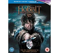 The Hobbit: The Battle of the Five Armies [Blu-ray 3D + Blu-ray] [2015] [Region Free]