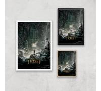 The Hobbit: The Desolation Of Smaug Giclee Art Print - A2 - White Frame