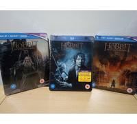 The Hobbit Trilogy 3D/2D Blu Ray Steelbooks BRAND NEW & SEALED