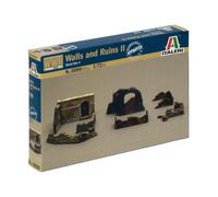 Wwii Walls and Ruins Set 2 Diorama Plastic Kit 1:72 Model