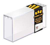 The Hobby Lair Deluxe Acrylic Case Compatible with Pokemon 151 Mew UPC | NOT Compatible with Zard OR Celebrations UPC | Sliding Secure Mag Lock Top | Thick 6mm Protection