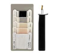 The Hobbyworker Jewelry Bead Knotting Tool,Create The Secure Knots and 100% Silk Thread for Jewelry Making and Beading