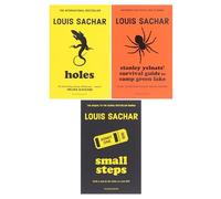 The Holes Series 3 Books Set by Louis Sachar ( Holes, Small Steps, Stanley Yelnats' Survival Guide to Camp Green Lake)