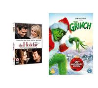 The Holiday [DVD] [2006] & How The Grinch Stole Christmas [DVD] [2000]