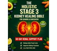 The Holistic Stage 3 Kidney Healing Bible for Seniors: A Newly Diagnosed Step-by-Step Guide with an Easy 60-Day Meal Plan and Simple Daily Habits to Help Improve Kidney Function and Avoid Dialysis