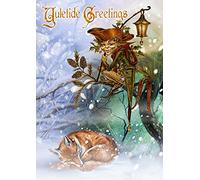 The Holly Jack - Greeting Cards with Patterned Envelope - Multi Pack of 6 - by Briar