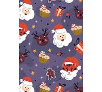 The Holly Jolly Notebook: Lined Christmas Notepad A5 size 100 pages: Christmas Memories Journal Matte Cover Mini Notepads