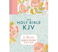 The Holy Bible Kjv: 5-Minute Bible Study Edition (Summertime Florals)