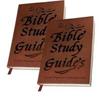 The Holy Bible Study Guide 66-Page, A Yearlong Bible Study Planner for Women, Daily Devotional Journal Religious Faith-Based Notebook with Prompts, Cross-References & Vocabulary Definitions (2pcs)
