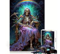 The Holy Death Santa Muerte Jigsaw Puzzle for Teenagers 1000 Pieces Cognitive Toy Quiet Hobby Premium Edge (38x52cm)