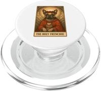 The Holy Frenchie Tarot Card Vintage Funny French Bulldog PopSockets PopGrip for MagSafe