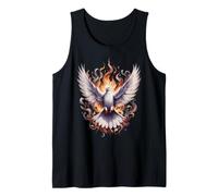 The holy Spirit Flaming Dove Pentecost Christian Tee Tank Top