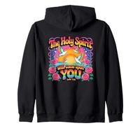 The Holy Spirit Will Come Upon You Luke 1:35 Zip Hoodie