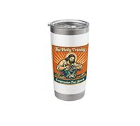 The Holy Trinity Compression Fuel Spark Keep Faith Running Stainless Steel Insulated Tumbler