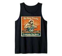 The Holy Trinity Compression Fuel Spark Keep Faith Running Tank Top