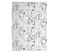 The home deco factory carpet ARTY in Black 120x170 cm