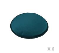 The home deco factory Chair cushion ELTON X6 in Green Diam 34 cm