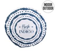 The home deco factory Pillows FRESCIA in Blue Diam 40 cm