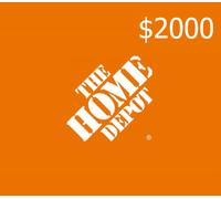 The Home Depot $2000 Gift Card US