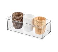 The Home Edit by iDesign Large Shallow Organizer Bin - Clear