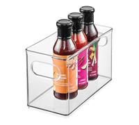 The Home Edit by iDesign Narrow Pantry Bin with Handles - Clear