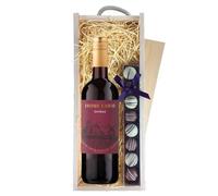 The Home Farm Shiraz Red Wine & Truffles, Wooden Box 75cl 13.5% abv