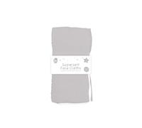 The Home Fusion Company 3 Pack Super Soft Baby Wash Cloths Bath Feeding Towel Flannel Pink Blue Neutral (Neutral)