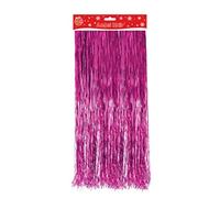 The Home Fusion Company Hot Pink Angel Hair Lamatte Christmas Xmas Tree Decoration Garland, Lamatte Angel Hair