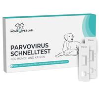 The Home Pet Lab 2 x Parvo Quick Test Dog & Cat - Parvovirus Test Reliable for Cat Disease Suspected (CPV, FPV) - For Dogs & Cats for Parvovirosis (2 x Test)