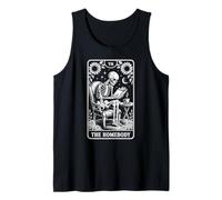 The Homebody Tarot Card Indoorsy Skeleton Introvert Tank Top