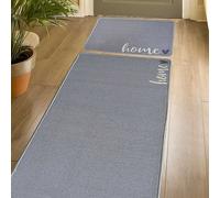 The Homemaker Rugs Collection Home & Heart Runner & Doormat Grey