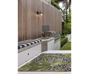 The Homemaker Rugs Collection Indoor/Outdoor Tropico Safari Waterproof Rug Multi