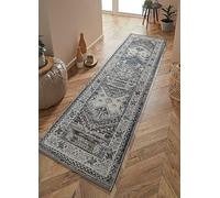 The Homemaker Rugs Collection Kenia Palma Runner Grey