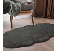 The Homemaker Rugs Collection Luxury Faux Fur Rug Natural