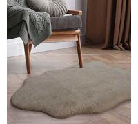 The Homemaker Rugs Collection Luxury Faux Fur Rug Natural