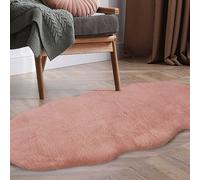 The Homemaker Rugs Collection Luxury Faux Fur Rug Natural
