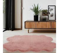 The Homemaker Rugs Collection Luxury Faux Fur Rug Natural