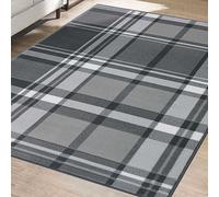 The Homemaker Rugs Collection Maestro Check Rug Grey