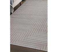 Homemaker Malmo Maze Rug Grey 120x170cm Grey