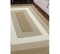 The Homemaker Rugs Collection Sara Border Rug Latte