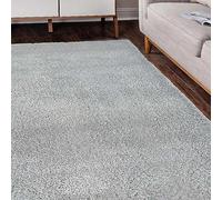 The Homemaker Rugs Collection Snug Shaggy Plain Rug Grey