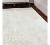 The Homemaker Rugs Collection Snug Shaggy Plain Rug Ivory