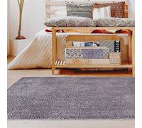 Homemaker Lilac Snug Plain Shaggy Rug 80 x 150cm - Purple - Wilko
