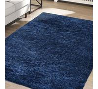 The Homemaker Rugs Collection Snug Shaggy Plain Rug Navy