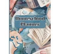 The Homeschool Mom Planner 12 month Undated calendar with weekly planning lessons: Perfect for families with multiple children, includes curriculum ... book and field trip and goal setting page