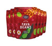 The Honest Bean Co Roasted Fava Bean, Chilli & Lemon, 120 g (6-Pack)