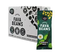 The Honest Bean Co Roasted Fava Bean, Seaweed & Miso Snack, 40 g (12-Pack)