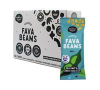 The Honest Bean Co Roasted Fava Beans, Salt & Vinegar, 40 g (12-Pack)