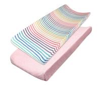 The Honest Company Baby Organic Cotton Changing Pad Covers (Set of Two) Winter Accessory